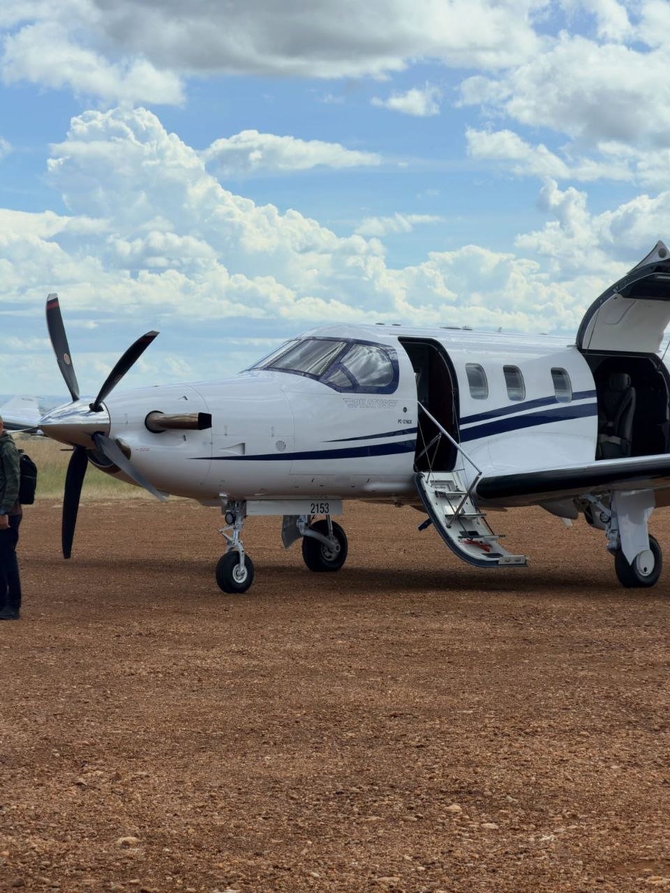 Guest arriving by private aircraft